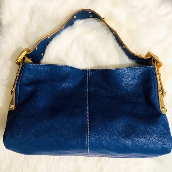 Handbags - Pulicati Italia Royal Blue Leather Purse